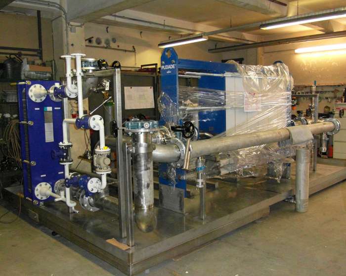 Ultrafiltrationsanlage Rückansicht